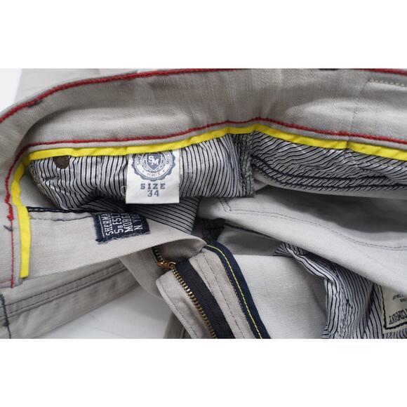 Sherman Morgan St. Johns Jeans 34x30 Straight Slim St John Stretch Distressed - Picture 5 of 10